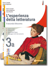 copertina L'esperienza della letteratura Vol 3A + Vol 3B